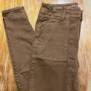 Tan/brown american eagle pants